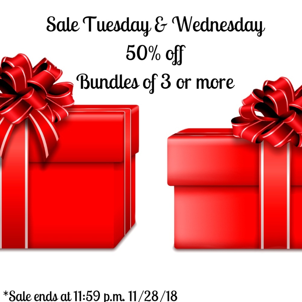50% Off ❤ Bundles of 3 or more!